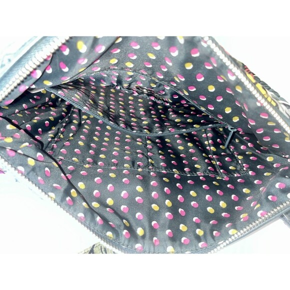 Vera Bradley Carson Shoulder Bag Crossbody Signature Cotton, Falling Flowers - Picture 13 of 13